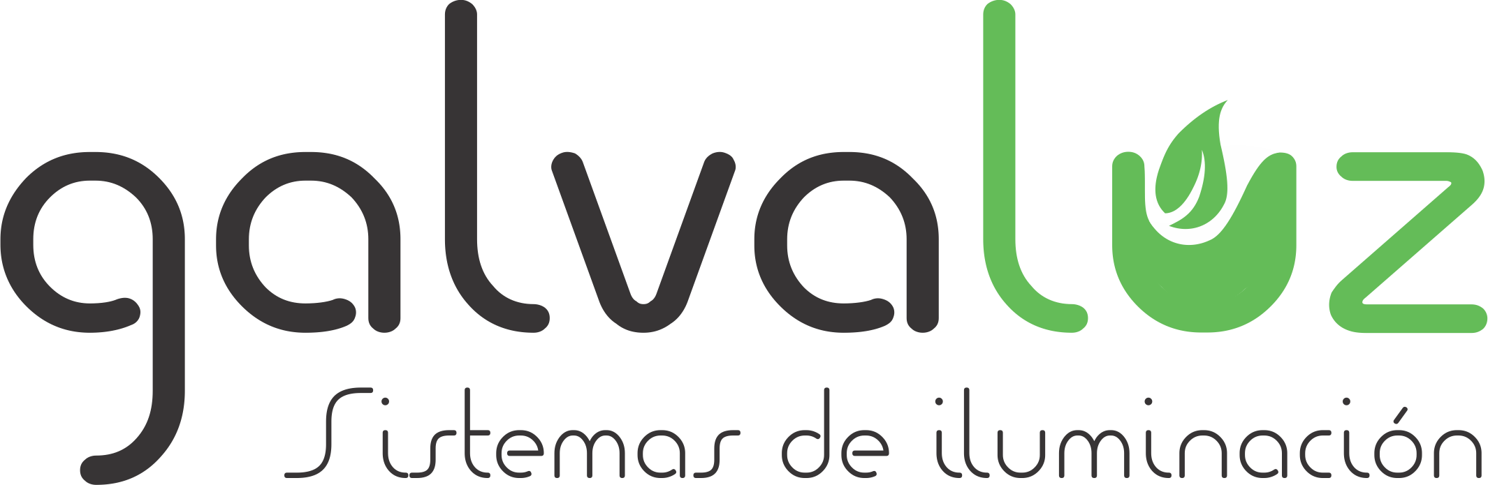 Logo oficial de Galvaluz Sistemas de Iluminación, empresa líder en ingeniería eléctrica argentina.