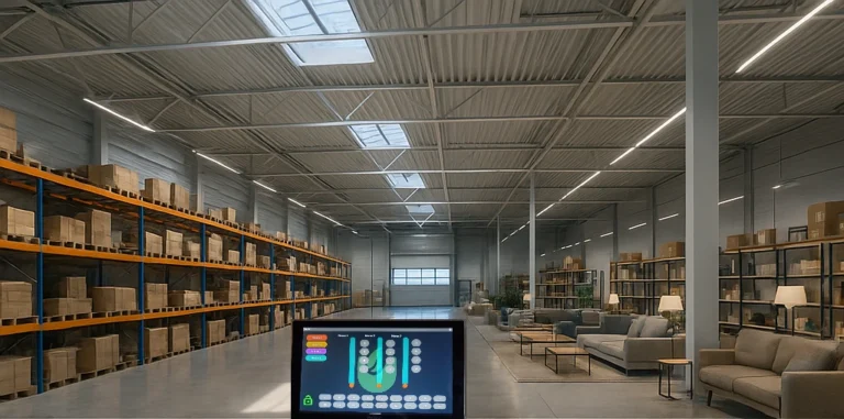 Estrategia de Eficiencia Lumínica en grandes superficies: Transformando el Consumo en Activo Estratégico Eficiencia Lumínica en Grandes Superficies | SmartGlow B2B